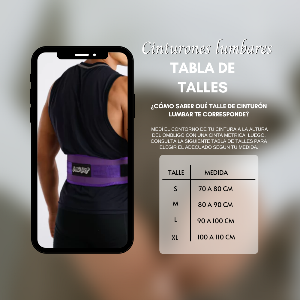 Tabla de Talles Cinturones